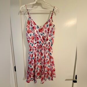 Francesca's Floral Spaghetti Strap Dress NWT XXS
